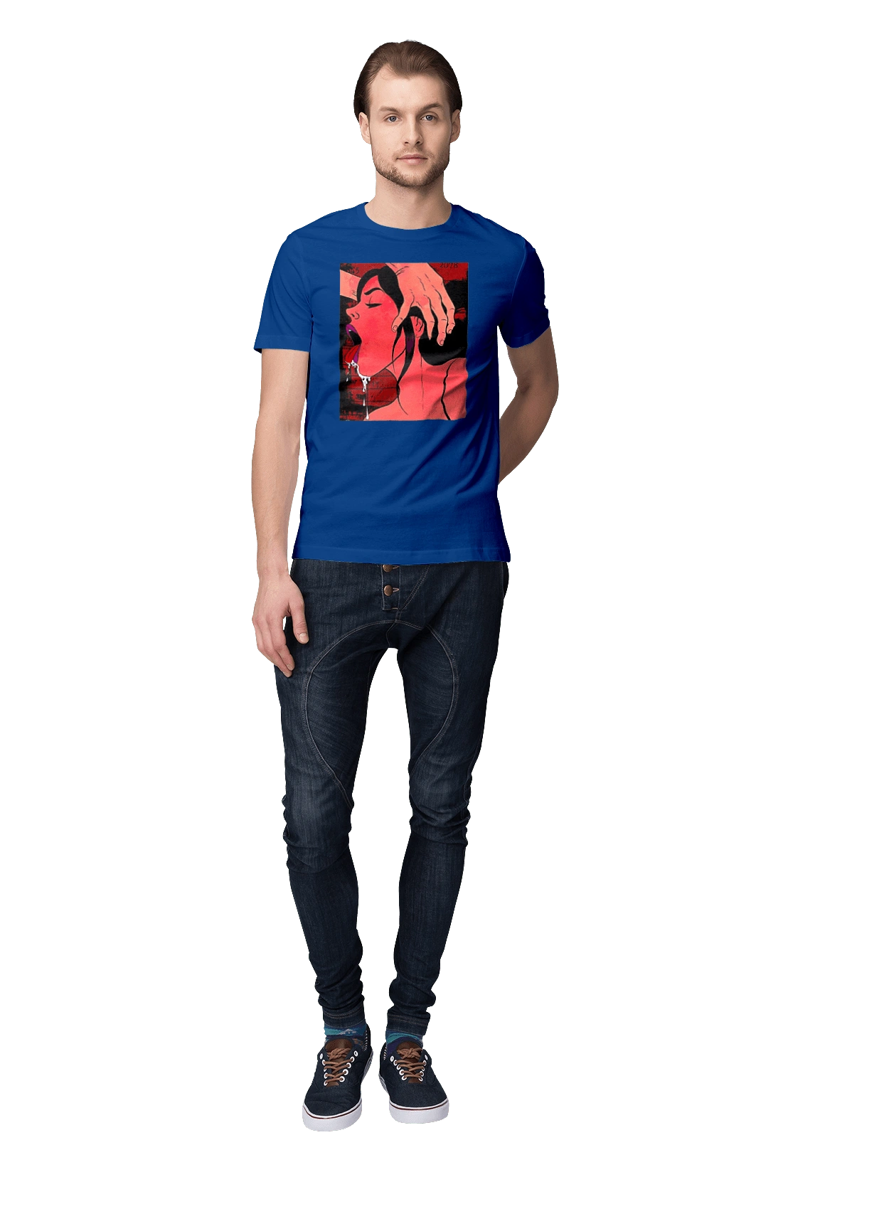 Дівчина Смокче Зі Слиною