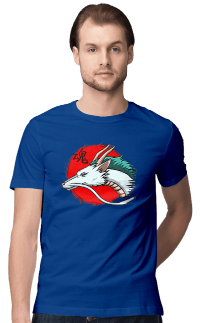 Men's t-shirt with prints Spirited Away Haku. Dragon, haku, spirited away, studio ghibli. 2070702