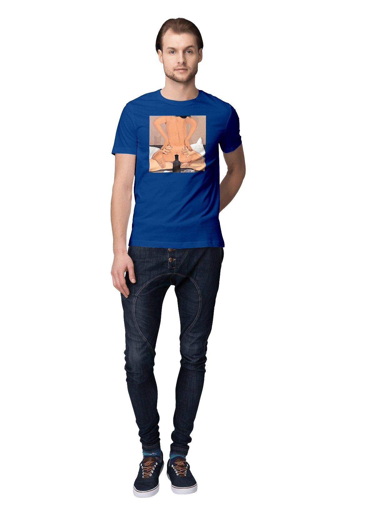 Гола Дівчина, Пляшка І Сигарети