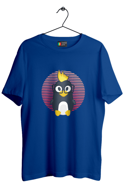 Футболка чоловіча з принтом "Лінукс". Айті, айтішнік, девелопер, іт, программіст, розробник. 2070702