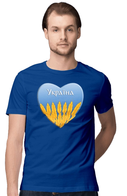 Серце з колосками Україна