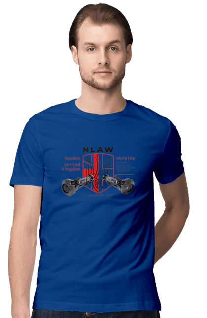 Men`s t-shirt with prints NLAW. Caesar, himars, nlaw, patriot, weapons, zaluzhny. 2070702