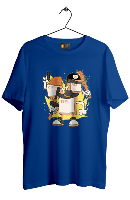 Футболка чоловіча з принтом "Ctrl alt del Програмерський екшен". 404, andoid, aws, backend, c++, cloud, css, data, dev, devops, frontend, geek, git, github, go, golang, google, hacker, html, ios, java, javascript, jquery, js, linux, nodejs, php, python, react, science, script, web, геймер, гік, дата, клавіши, код, компьютер, лінукс, мова, облако, пайтон, пингфин, программист, програмування, талисман, хакер. 2070702