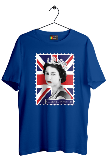 Футболка чоловіча з принтом "Королева Єлизавета II". Britain, british, england, platinum jubilee, queen, queen elizabeth, queen elizabeth ii, rip queen elizabeth, королева єлизавета. 2070702