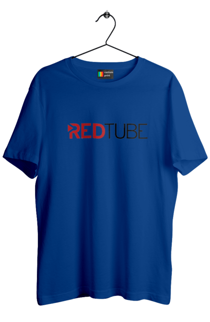 Футболка чоловіча з принтом "Red tube". Бразерс, порно хаб, ред туб. 2070702