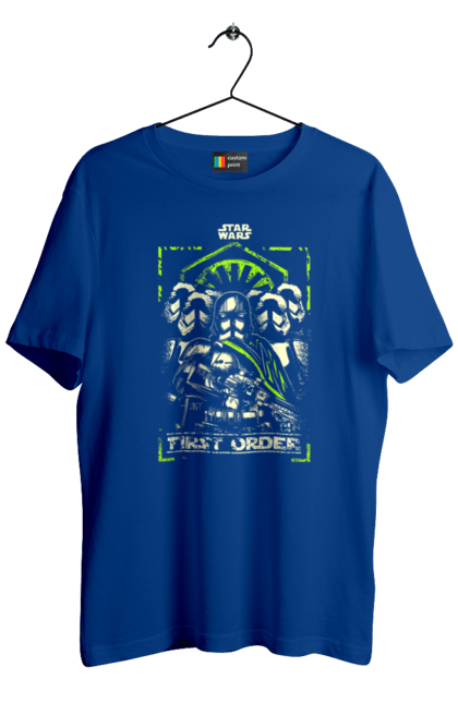 Men's t-shirt with prints Star Wars First Order. First order, military dictatorship, movie, star wars, stormtroopers. 2070702