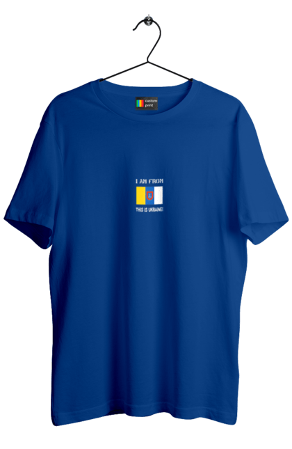 Men`s t-shirt with prints Flag of Odesa region. City, flag, odesa, region, ukraine. 2070702