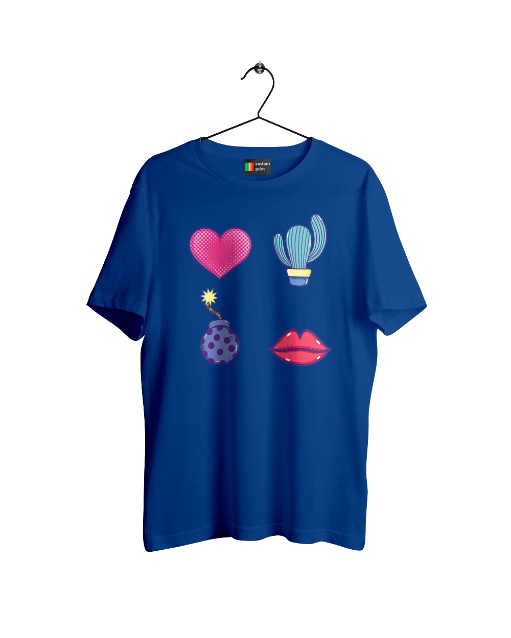 Heart, Cactus, Bomb, Lips