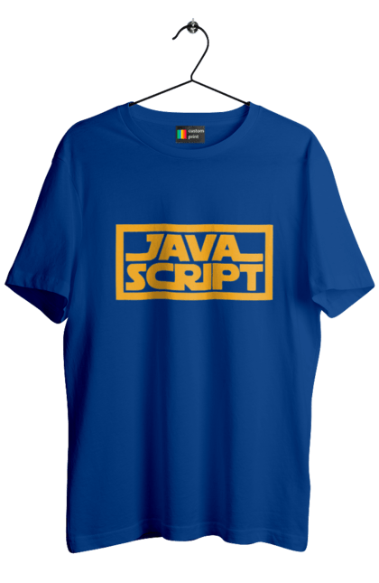 Футболка чоловіча з принтом "Джава скрипт". Айті, айтішник, джава скрипт, для айтішника, для програміста, подарунок айтішнику, подарунок програмісту, програміст, розробник, ява скрипт. 2070702