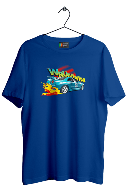 Футболка чоловіча з принтом "Авто". Авто, вогонь, вулиці, денги, дрифт, спорт, спортивне авто, швидкість. 2070702