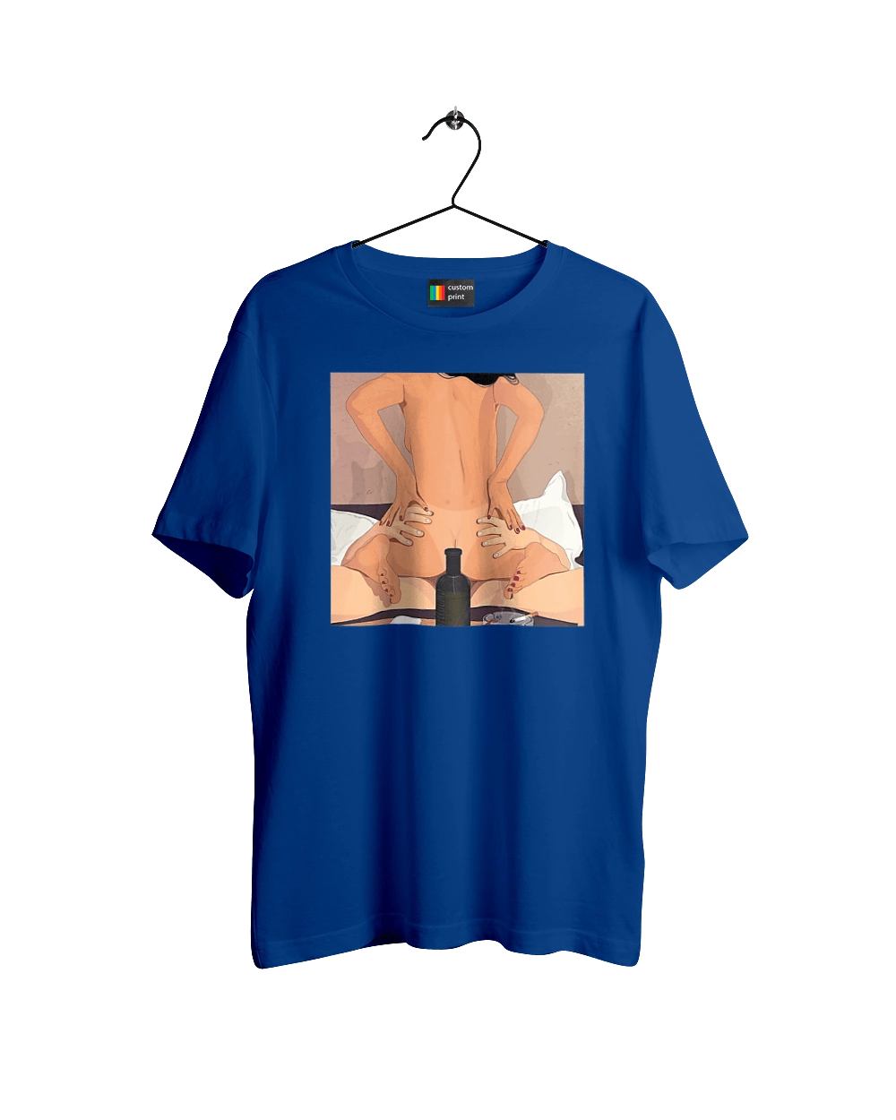 Гола Дівчина, Пляшка І Сигарети