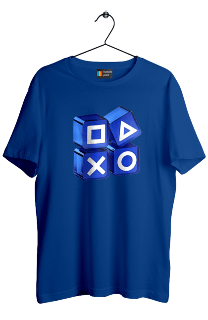 Футболка чоловіча з принтом "Геймпад". Playstation, sony, геймпад, гра, джостик. 2070702
