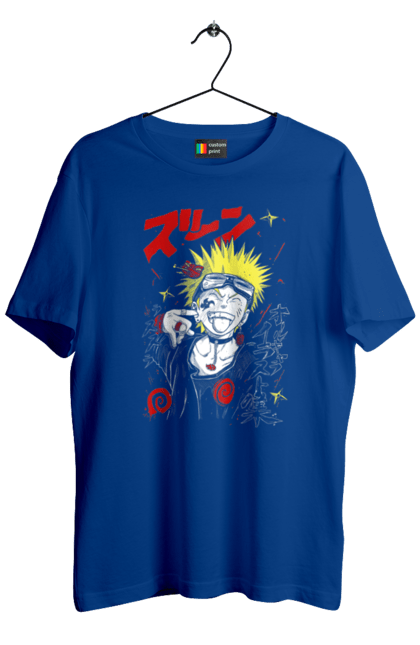 Men's t-shirt with prints Naruto. Anime, character, manga, naruto, ninja, tv series. 2070702