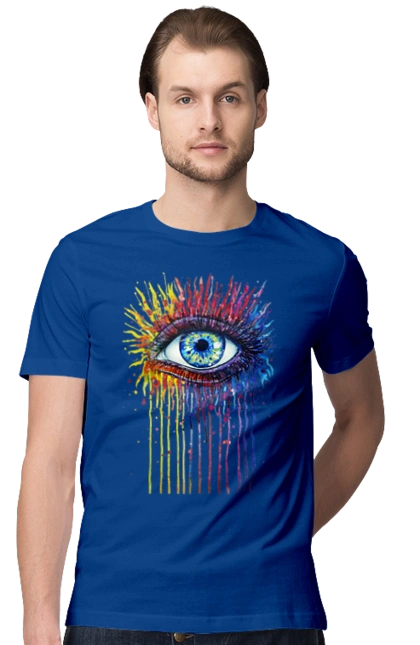 Colorful Flowing Eye