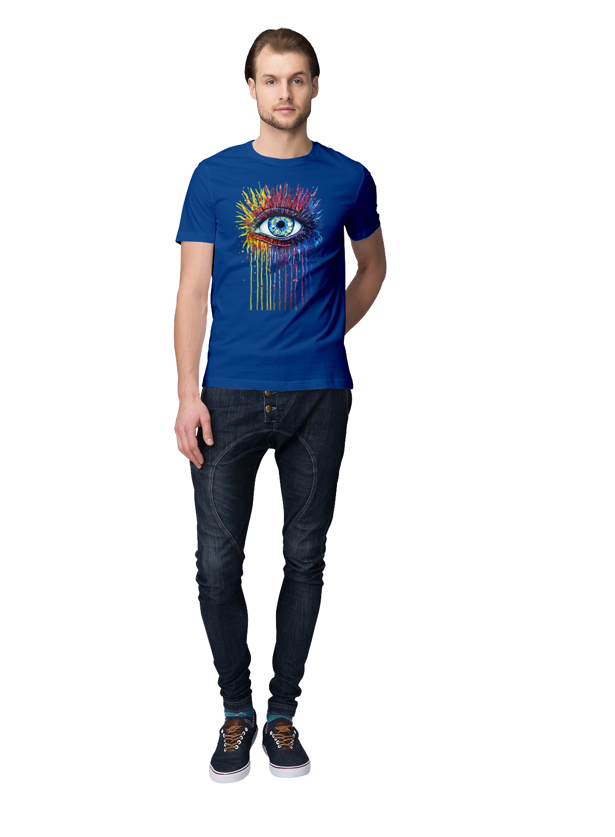 Colorful Flowing Eye