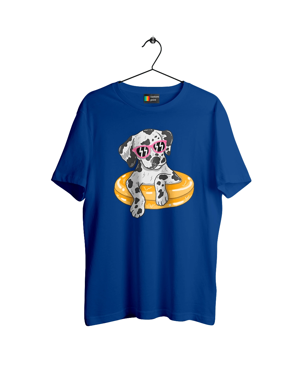 Dalmatian Swims In A Circle