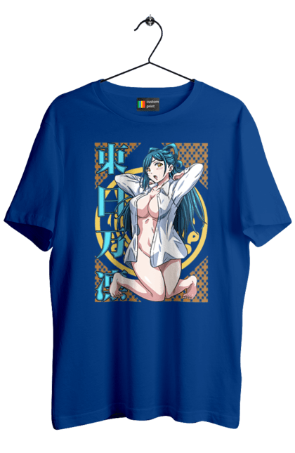 Men's t-shirt with prints Chained Soldier Himari Azuma. Anime, chained soldier, himari, himari azuma, manga. 2070702