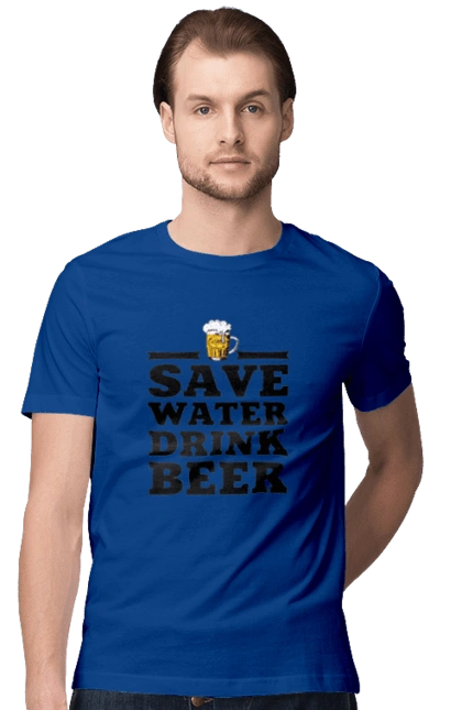 Save water, drink beer (black)