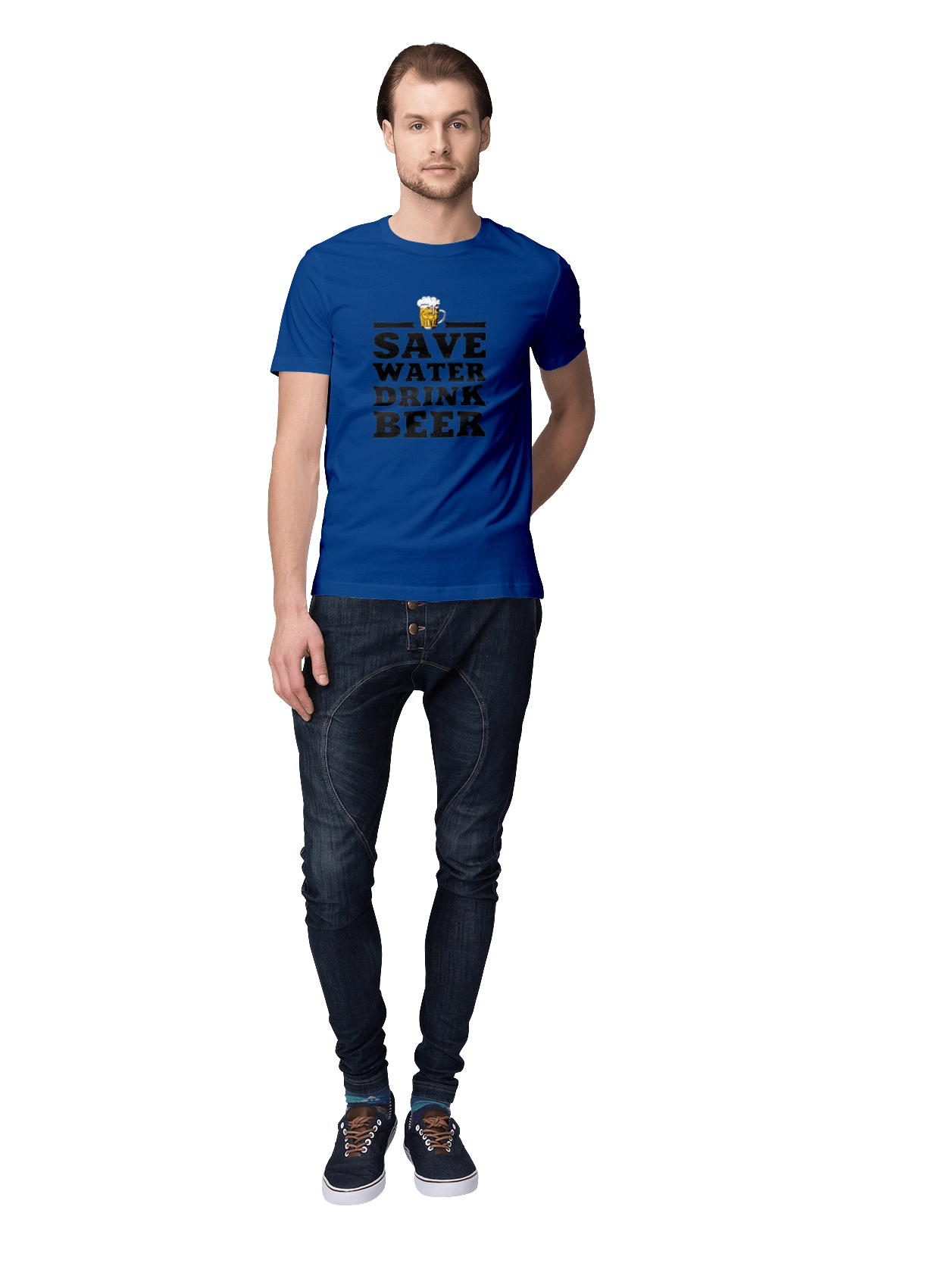 Save water, drink beer (black)