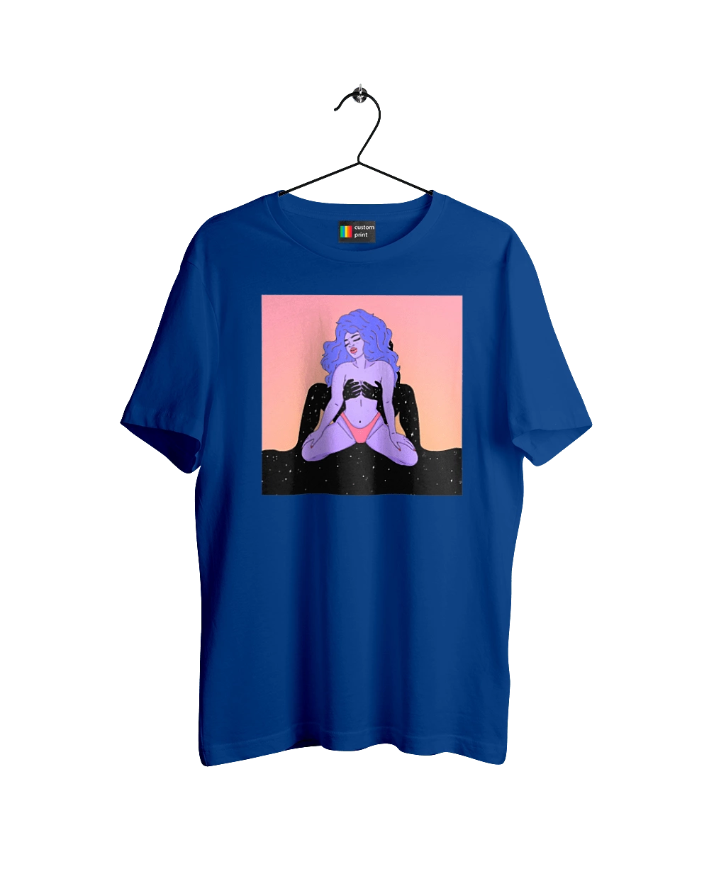 Фіолетова Дівчина В Трусиках