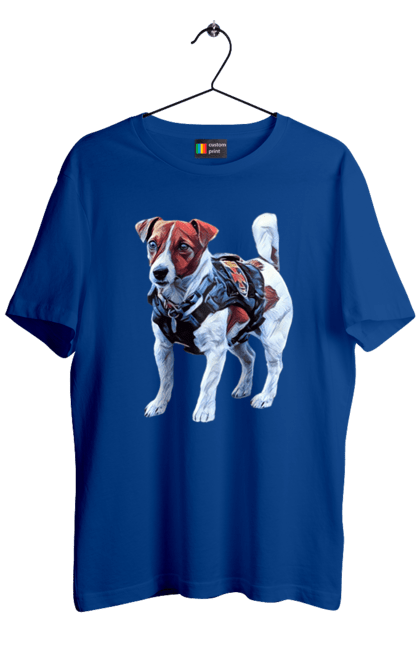 Футболка чоловіча з принтом "Пес Патрон". Зсу, патрон, пес, пес патрон, україна. 2070702