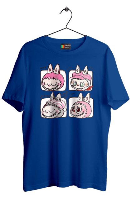 Футболка чоловіча з принтом "Labubu". Labubu, weird cute, іграшки, лабубу. 2070702