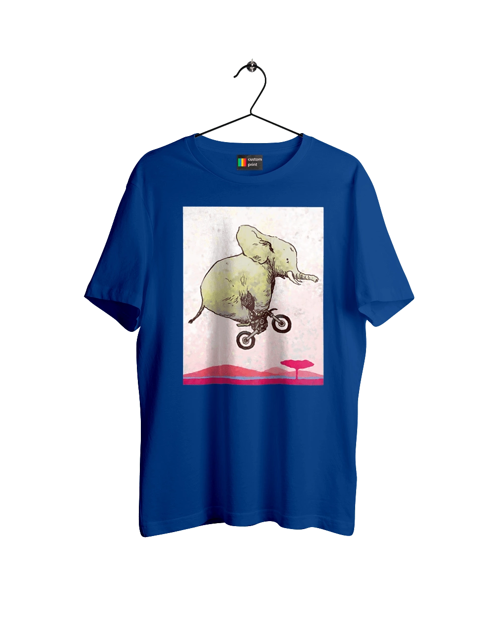 Elephant On A Motorcycle