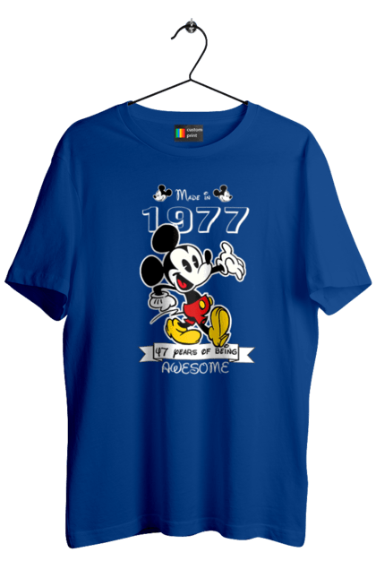 Футболка мужская с принтом Микки Маус. Mickey mouse, дисней, микки, микки маус, мультфильм. 2070702