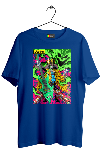 Men`s t-shirt with prints One Piece Brook. Anime, brook, manga, one piece, soul king, straw hat pirates. 2070702