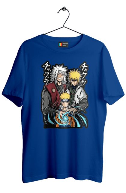 Men's t-shirt with prints Naruto. Anime, character, manga, naruto, ninja, tv series. 2070702