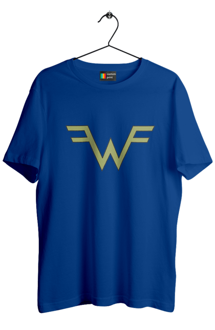 Men's t-shirt with prints Weezer. Alternative rock, group, indie rock, music, pop rock, power pop, rock, weezer. 2070702