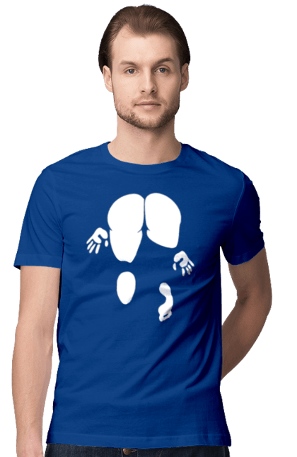 Футболка чоловіча з принтом "Дівчина вид по заду". Вид з зади, вульгарна, гумор, дівчина, дівчина раком, прикольна. 2070702