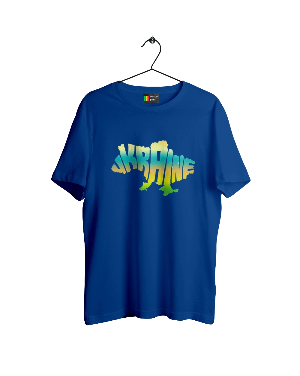 Украина силуэт цветной