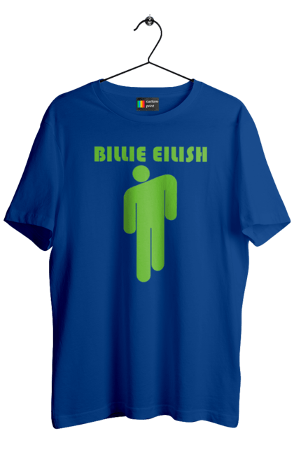 Футболка чоловіча з принтом "Billie Eilish". Активістка, біллі айліш, мизукант, права, співачка, тварини. 2070702
