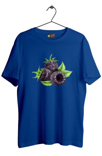Футболка чоловіча з принтом "Ожина". Ожина, ягода. 2070702