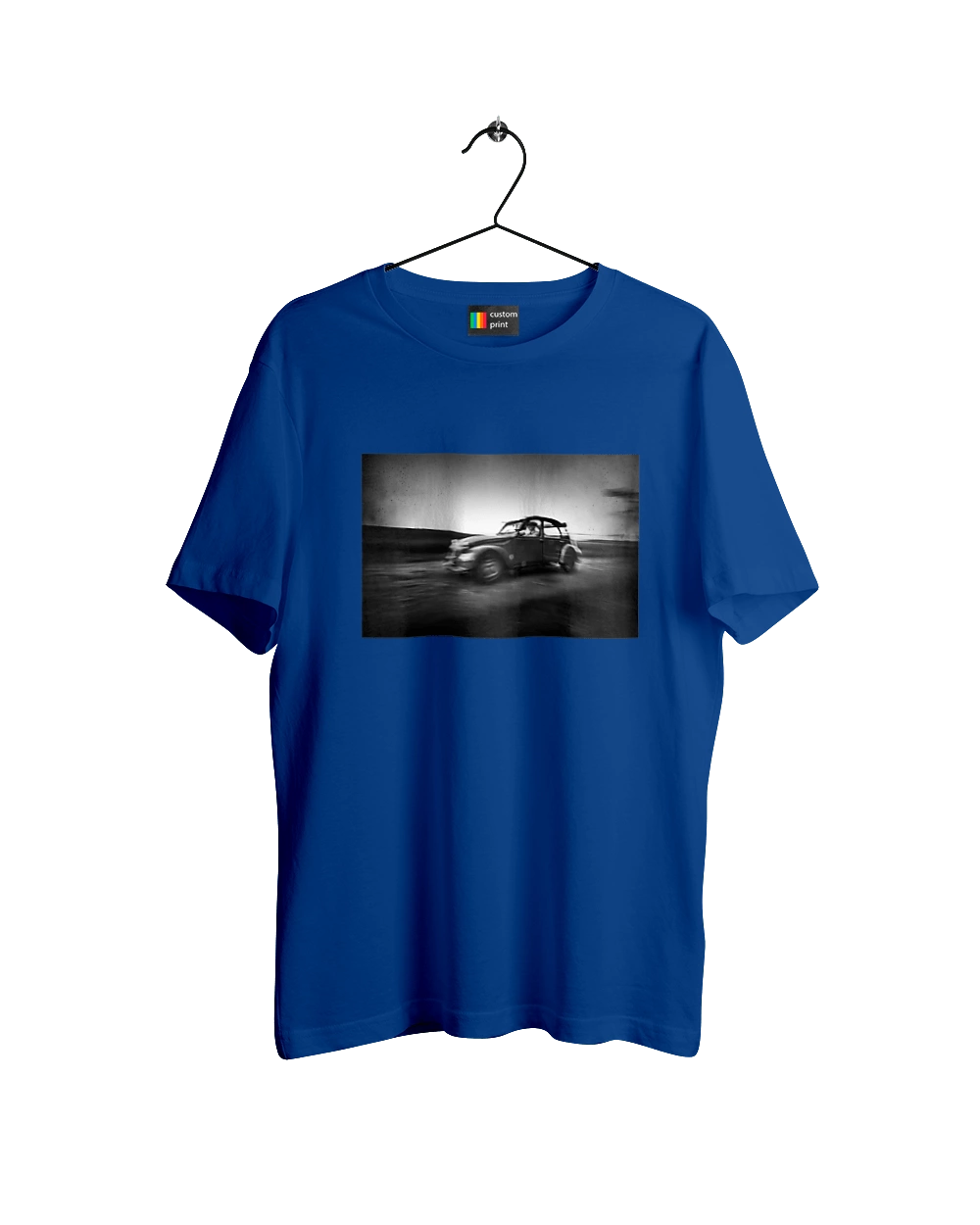 Retro car black and white