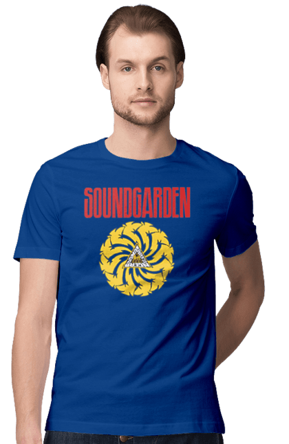 Men's t-shirt with prints Soundgarden. Alternative rock, group, grunge, hard rock, metal, music, rock, sound garden, soundgarden. 2070702