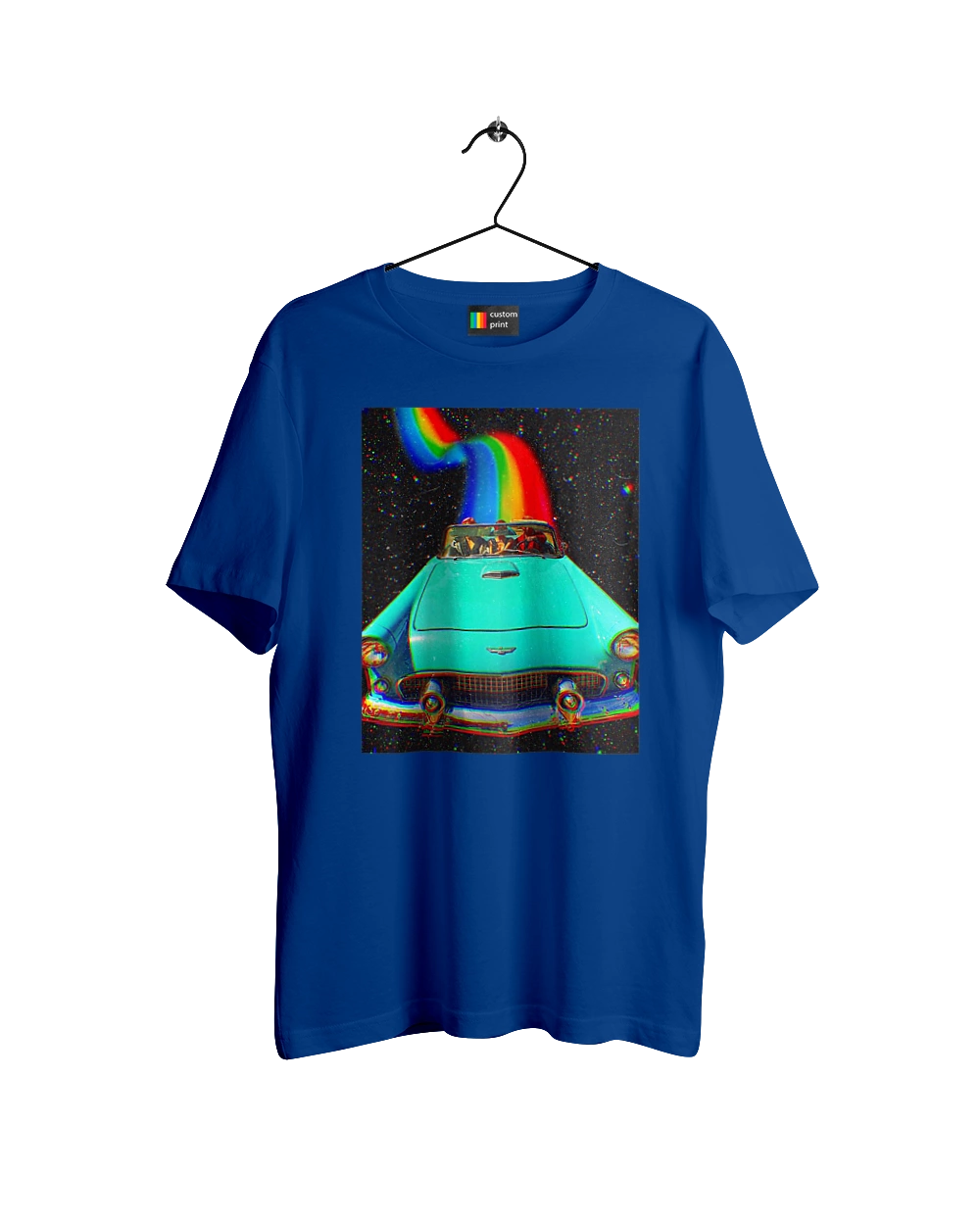 Картина, машина в космосе