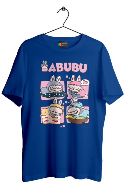 Футболка чоловіча з принтом "Сон Labubu". Labubu, weird cute, іграшки, лабубу. 2070702