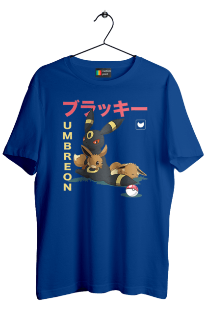 Men's t-shirt with prints Pokemon Eevee. Eevee, nintendo, pokemon, pokemon go, umbreon. 2070702