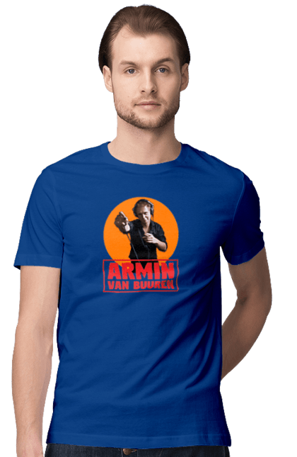 Футболка чоловіча з принтом "Армін Ван Бюрен". Armin van buuren, asot, trance, армин ван бюрен, армін ван бюрен, музыка, транс. futbolka.stylus.ua