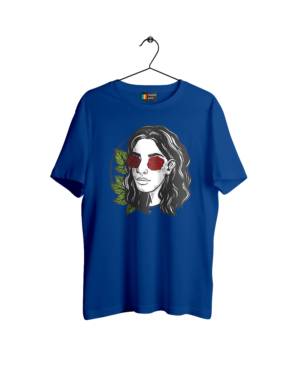 Girl With Roses In The Eyes