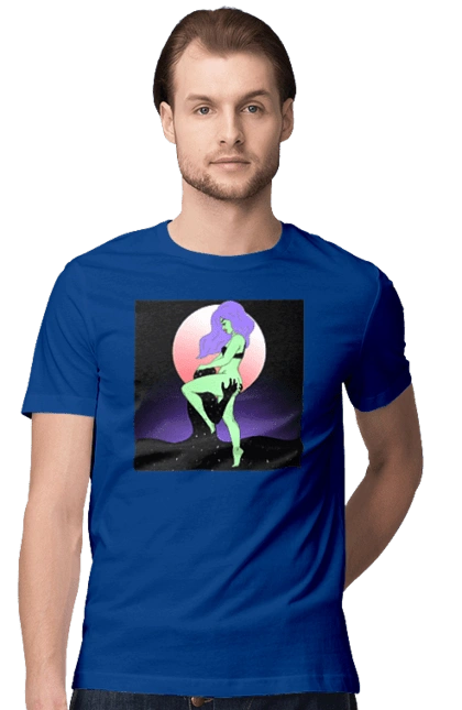 Зеленая Девушка И Луна