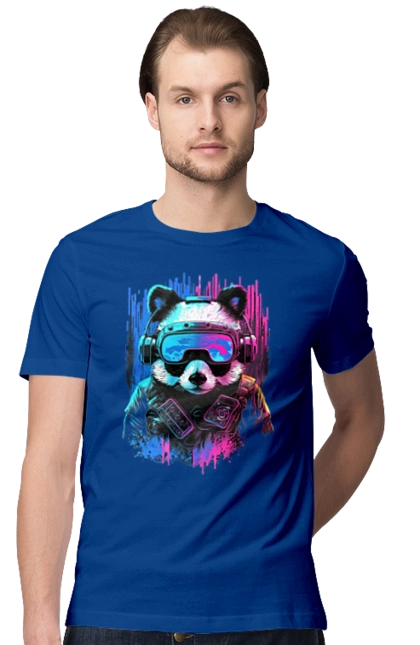 Панда в VR шолом