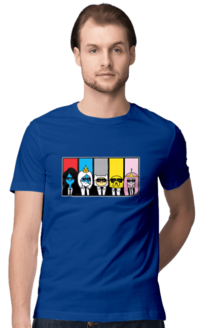 Men's t-shirt with prints Adventure Time. Adventure time, animated series, cartoon network, land of ooo, tv series. 2070702