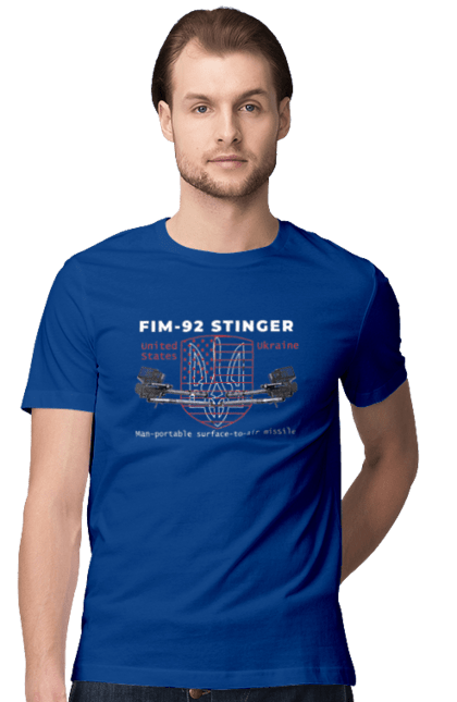 Футболка мужская с принтом Stinger. F16, nasams, stinger, zuzana, гаубица, два герба, залужный, сюзанно. 2070702