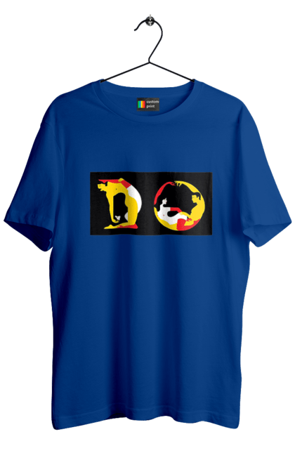 Футболка чоловіча з принтом "Розтяжка По Дорослому". Пози, розтяжка. 2070702