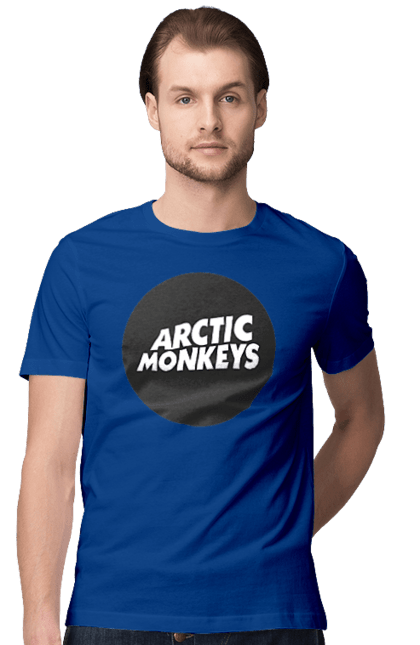 Футболка чоловіча з принтом "Arctic Monkeys". Arctic monkeys, арктичні мавпи, гаражний рок, група, інді рок, музика, постпанк ривайвл, психоделічний рок, рок. 2070702