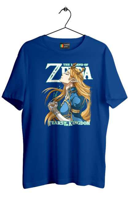 Футболка мужская с принтом The Legend of Zelda Принцесса Зельда. Legend of zelda, nintendo, zelda, зельда, принцесса, принцесса зельда. 2070702