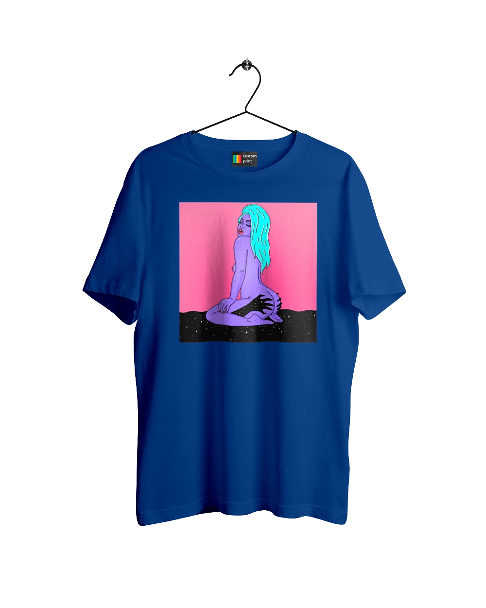 Purple Girl In Hands